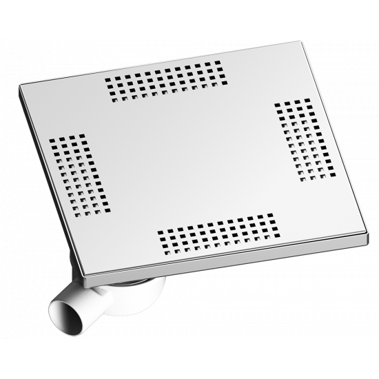 ساي صفاية تركي ستيل 33×33سم حرف اس BUKLE505-33-P-034