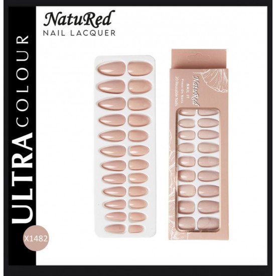 طقم أظافر لصق ذاتي من ناتوريد-X1482 طقم أظافر لصق ذاتي من ناتوريد-X1482