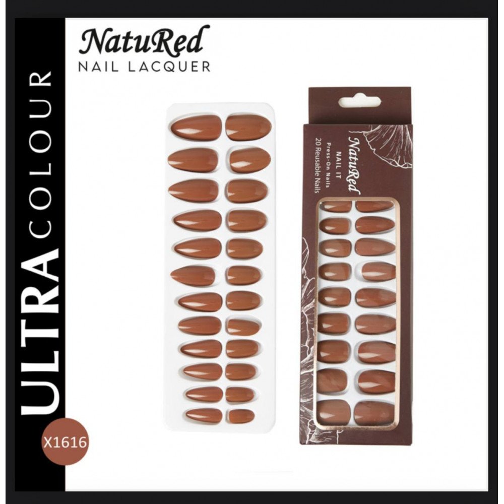 طقم أظافر لصق ذاتي من ناتوريد-X1616