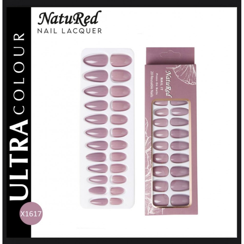 طقم أظافر لصق ذاتي من ناتوريد-X1617