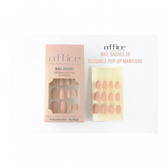 اظافر اوفيس مطفي مخملي لصق ذاتي-10