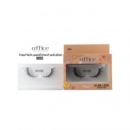 اوفيس-رموش شعر طبيعي-rose اوفيس-رموش شعر طبيعي-rose