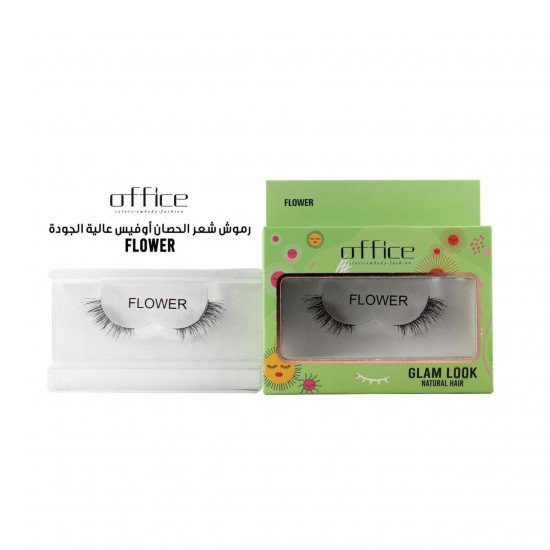 اوفيس-رموش شعر طبيعي-Flower