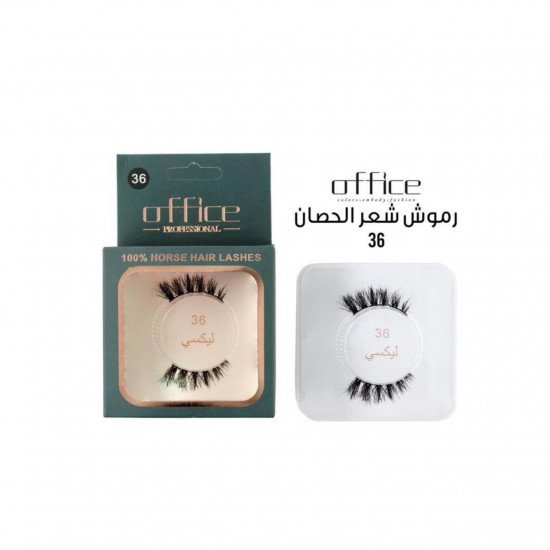 اوفيس-رموش شعر طبيعي-36 ليكسي