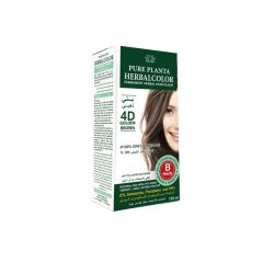 Pure Planta Permanent Herbal Hair Dye 4D Golden Brown 135ml
