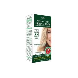 Pure Planta Permanent Herbal Hair Dye 8N Medium Blonde 135ml