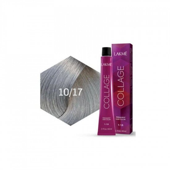 لاكمي كولاج صبغة شعر دائمه  اشقر بلاتيني رمادي10/17