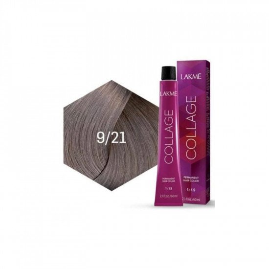 لاكمي كولاج صبغة شعر دائمه  بنفسجي رمادي اشقر فاتح جدا 9/21