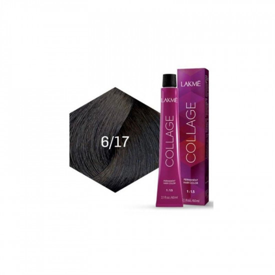 لاكمي كولاج صبغة شعر دائمه  اشقر رمادي غامق 6/17