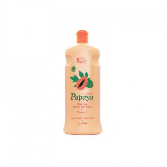 لوشن لتبييض بشرة الجسم واليدين بخلاصة فاكهة البابايا من ار دي ال 600مل