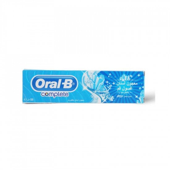 أورال بي كومبليت، معجون أسنان، بالنعناع المنعش، بالفلوريد - 100 مل