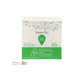 Wet Wipes For Sensitive Area Aloe Love Sensitive Skin Summers Eve - 16 Wipes