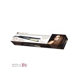 Hair straightener made of ceramic, black, from Rebune