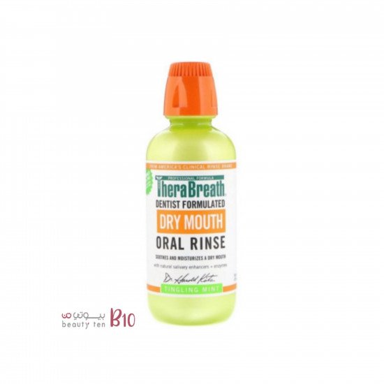 غسول الفم الجاف النعناع المنعش من ثيرابريث - 473 مل غسول الفم الجاف النعناع المنعش من ثيرابريث - 473 مل