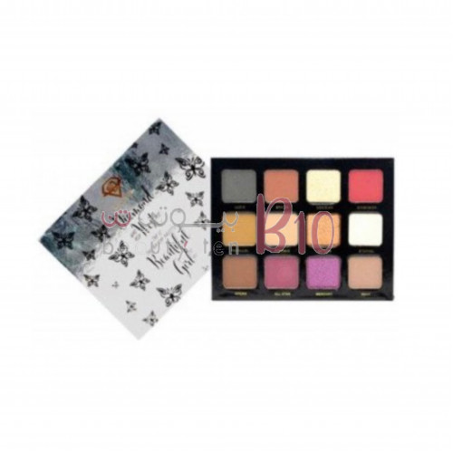 مجموعة ظلال عيون بيوتيفل جيرل دايموند ويست Lucid/Sphinx/Obsidian