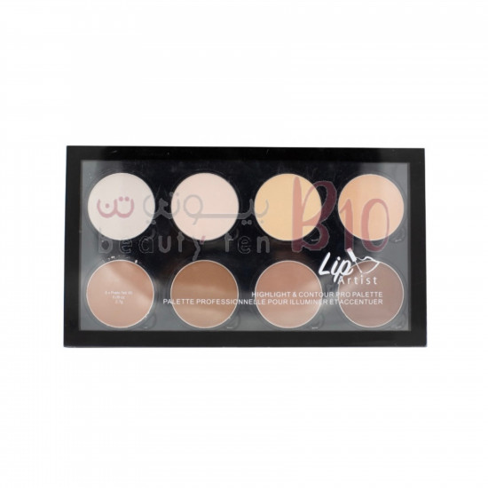 مجموعة تحديد الوجه هايلايت وكنتور برو من ليب ارتست