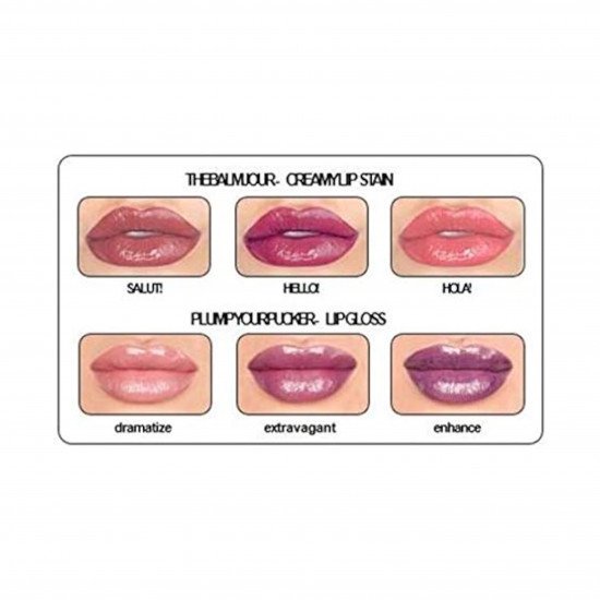 طقم أرواج ميني ليب غلوس فول 1 من ذا بالم