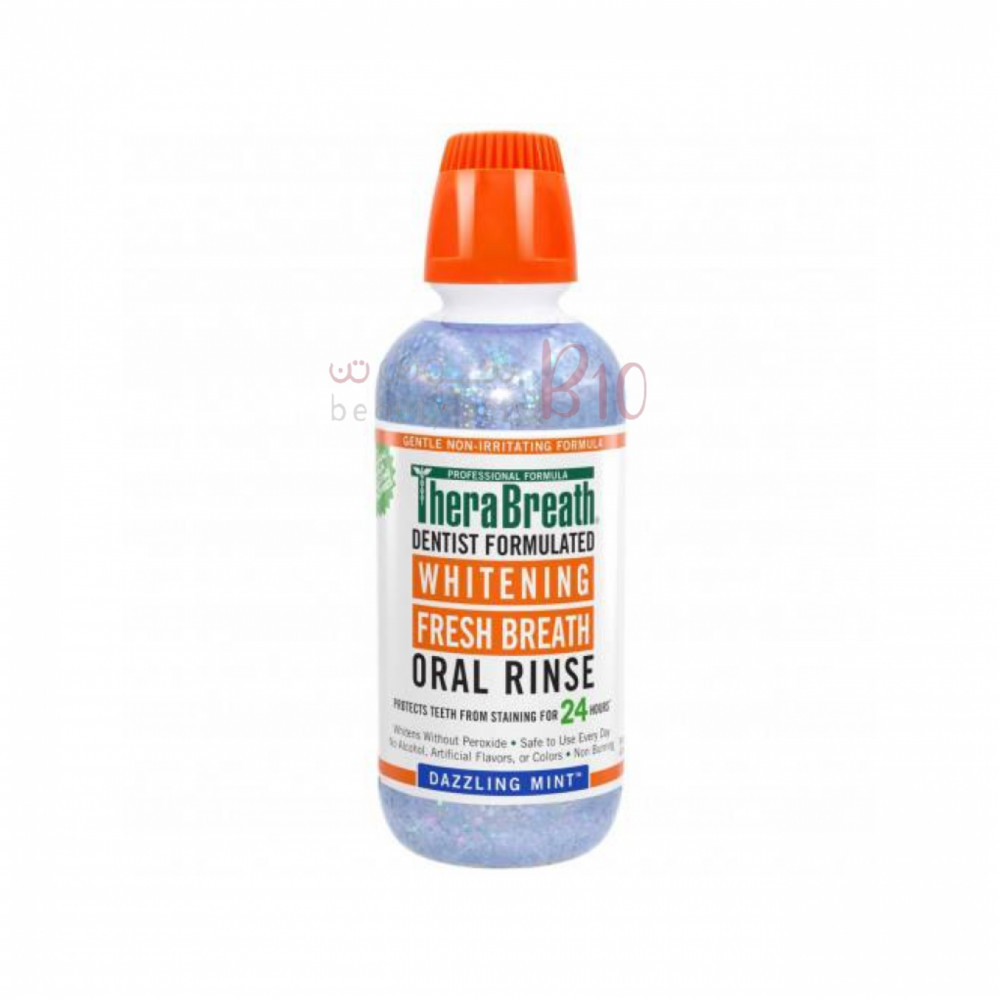 غسول الفم بالنعناع المبيض من ثيرابريث - 473 مل غسول الفم بالنعناع المبيض من ثيرابريث - 473 مل