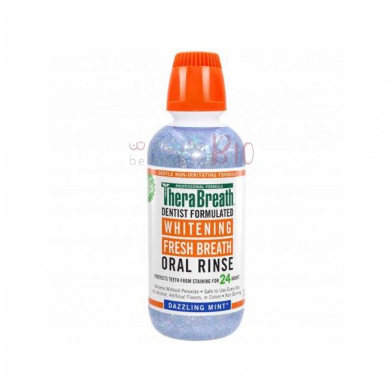 غسول الفم بالنعناع المبيض من ثيرابريث - 473 مل