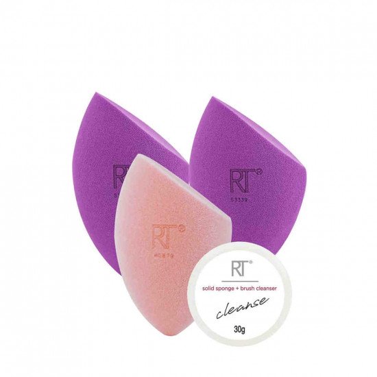 مجموعة اسفنجة الوجه بليند + غلو من ريل تكنيك - 4 قطع مجموعة اسفنجة الوجه بليند + غلو من ريل تكنيك - 4 قطع