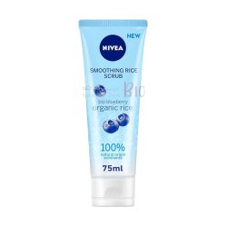 NIVEA Organic Cranberry &amp; Organic Rice Smoothing Rice Scrub 75ml