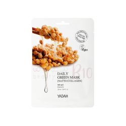 A smoothing and tightening sheet mask with green collagen extract from Yadda