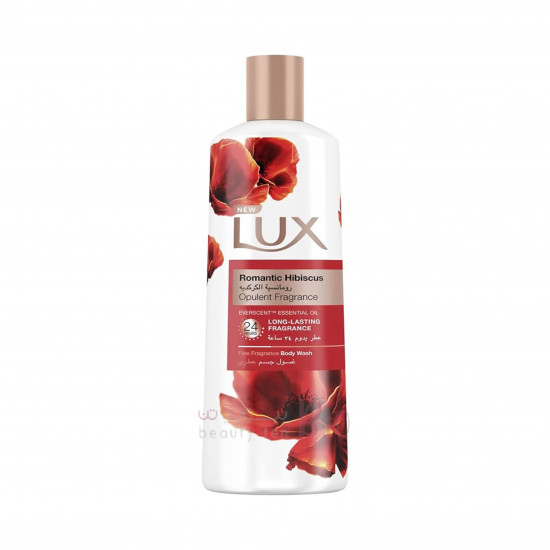 لوكس غسول جسم عطري رومانسية الكركديه لعطر يدوم 24 ساعة 500 مل لوكس غسول جسم عطري رومانسية الكركديه لعطر يدوم 24 ساعة 500 مل