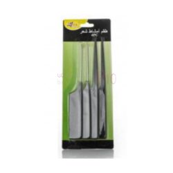 Max Elegance 4 Piece Mouse Tail Comb Set