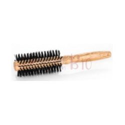 Max Elegants 10 Lines Round Wooden Hair Brush