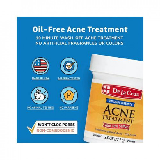 كريم اكني لعلاج حب الشباب مع 10% كبريتات