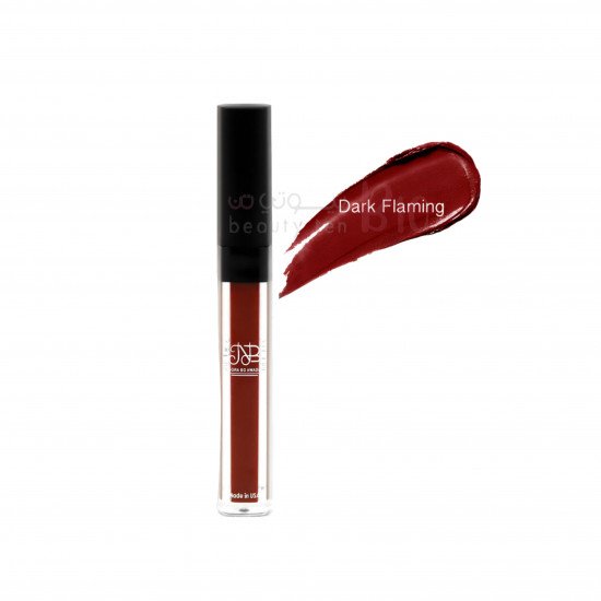 احمر شفاه سائل مقاوم للماء من نوره بو عوض - دارك فلامنج