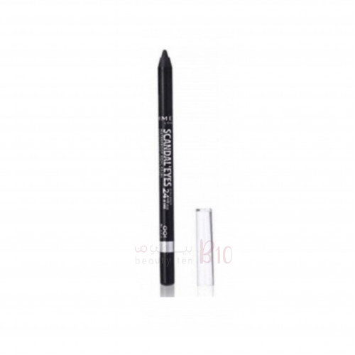 ريميل لندن قلم كحل سكاندل ايز مقاوم للماء -اسود