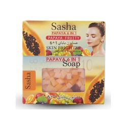 Sasha Papaya Soap, 1 * 6-100g