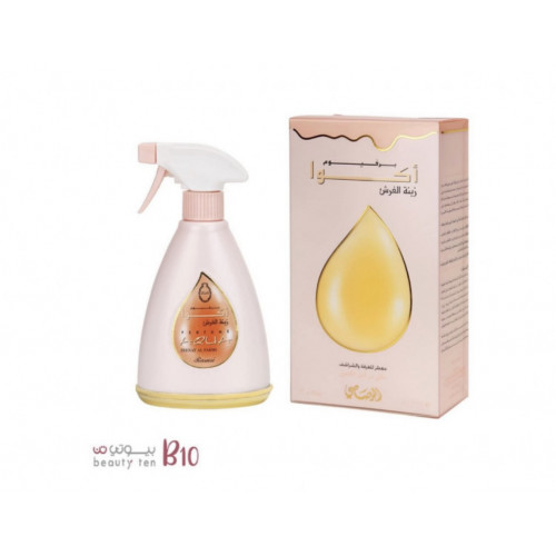 معطر جو للغرفة وللاقمشة اكوا زينة الفرش من الرصاصي 375 مل