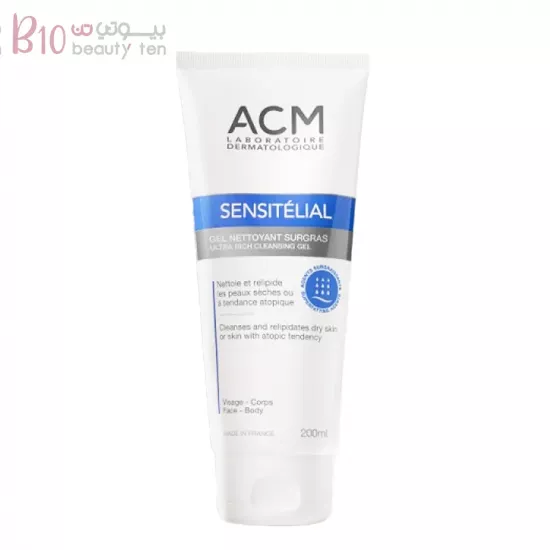 جل منظف للبشرة الحساسة من ايه سي ام - 200 مل جل منظف للبشرة الحساسة من ايه سي ام - 200 مل