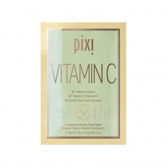 قناع ورقي بفيتامين سي من بيكسي 3 أقنعة 