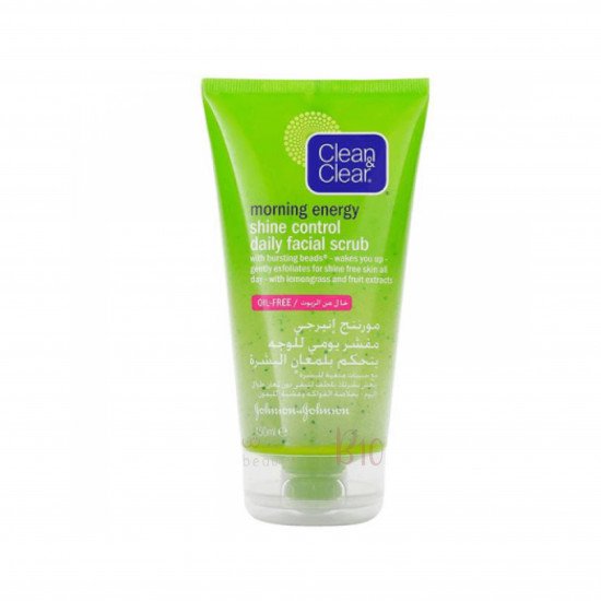 مقشر يومي للوجه يتحكم بلمعان البشرة بخلاصة الليمون والفاكهة من كلين اند كلير- 150مل