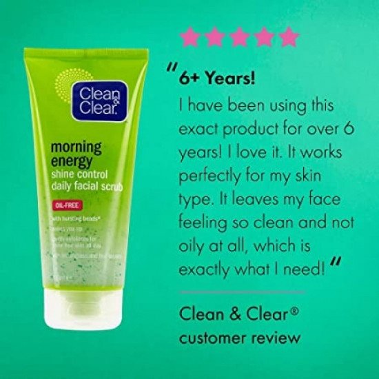 مقشر يومي للوجه يتحكم بلمعان البشرة بخلاصة الليمون والفاكهة من كلين اند كلير- 150مل