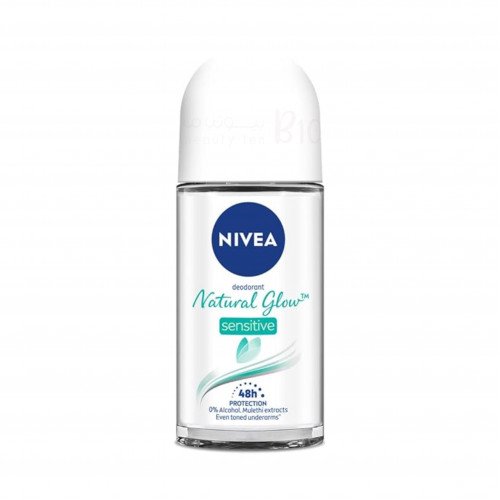 رول اون نيفيا ناتشرال جلو للبشرة الحساسة 50مل