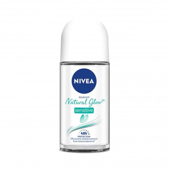 رول اون نيفيا ناتشرال جلو للبشرة الحساسة 50مل