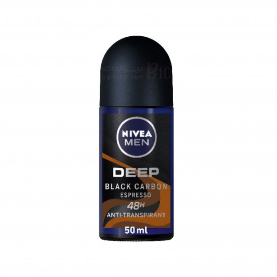 نيفيا مزيل رائحة العرق ديب بالكربون الأسود برائحة الإسبريسو 50مل