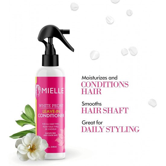 بلسم لا يُشطف بالفاوانيا البيضاء من ميلي أورجانيكس 240 مل