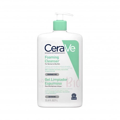 منظف ​​رغوي من سيرافي للبشرة العادية الى الدهنية 1 لتر