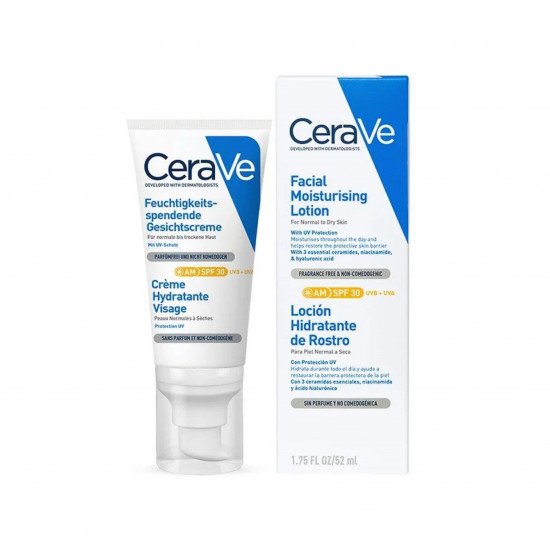 لوشن مرطب للوجه بعامل حماية 30 من سيرا في - 52 مل لوشن مرطب للوجه بعامل حماية 30 من سيرا في - 52 مل