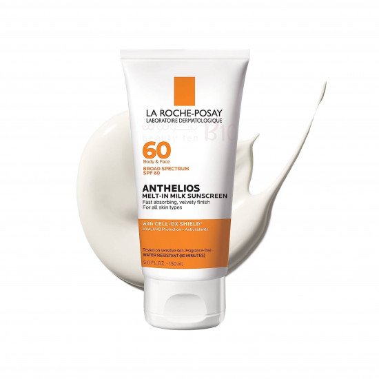 كريم أنثيليوس ميلت إن ميلك للجسم والوجه بعامل حماية من الشمس 60-150 مل