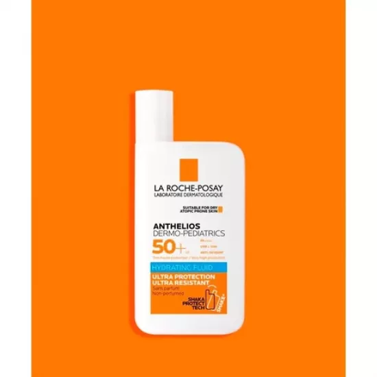 سائل مرطب انثيليوس ديرمو بعامل حماية من الشمس 50+ من لاروش بوزيه 50 مل