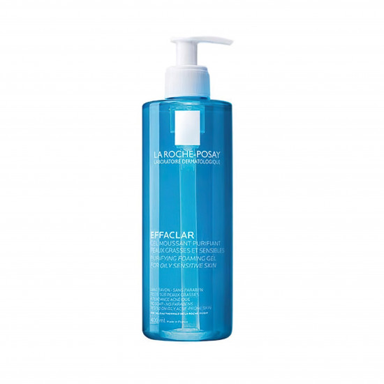 جل ايفاكلار الرغوي المنقي للبشرة الدهنية الحساسة من لاروش بوزاي - 400مل