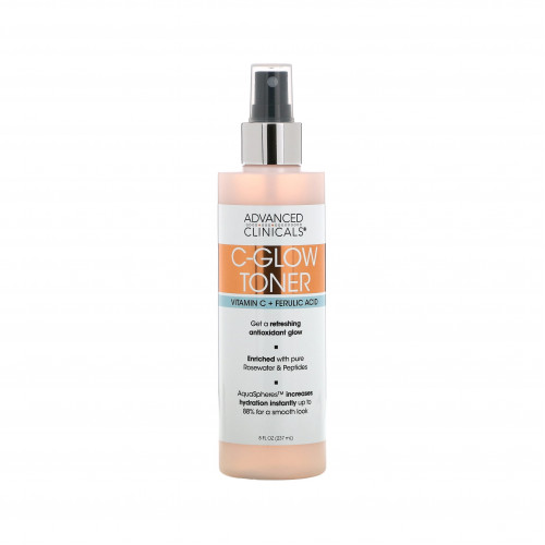تونر سي-جلو فيتامين سي + حمض الفيروليك من ادفانس كلينيكلز 237مل