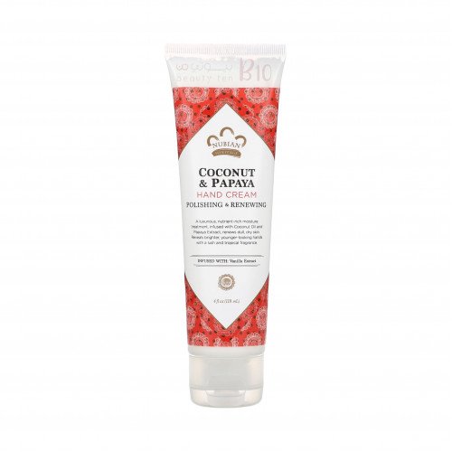 كريم اليد بجوز الهند والبابايا من نوبيان، (118 مل) كريم اليد بجوز الهند والبابايا من نوبيان، (118 مل)