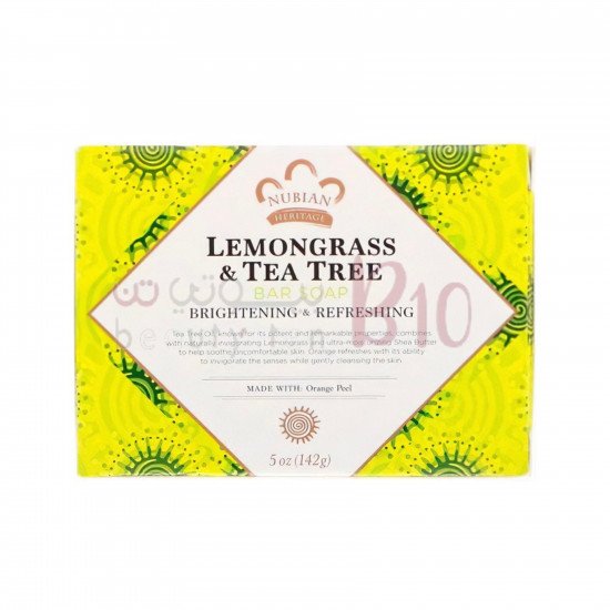 لوح صابون الإذخر وشجر الشاي من نوبيان هيريتج - 142 جم لوح صابون الإذخر وشجر الشاي من نوبيان هيريتج - 142 جم